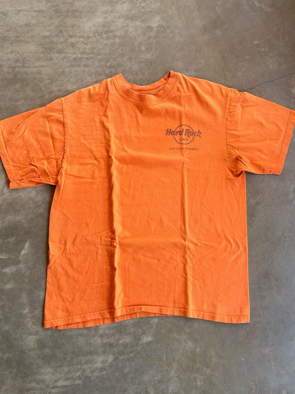 Hard Rock Cafe Orange Logo Short-Sleeve Tee